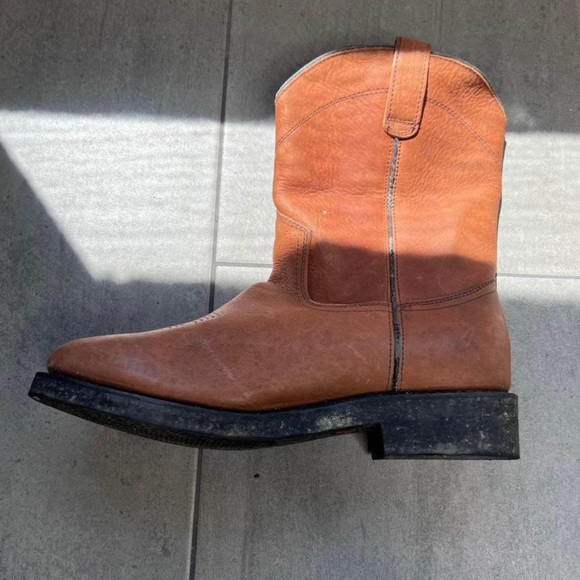 Rhino Premium Brown Western Work Boots Size 12 M - Picture 5 of 10